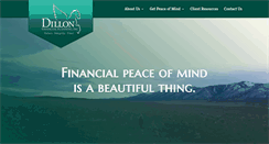 Desktop Screenshot of dillonfinancialplanning.com